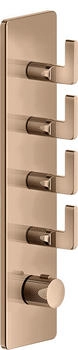 Gessi Inciso Hochleistungs-Thermostat mit 4 Wegen kupfer (58208030)