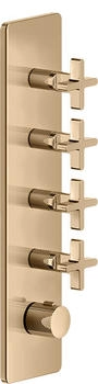 Gessi Inciso Hochleistungs-Thermostat mit 4 Wegen warm bronze (58228735)