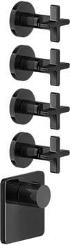 Gessi Inciso Hochleistungs-Thermostat mit 4 Wegen metall schwarz (58348706)