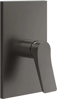 Gessi Rilievo Einhebel-Brausemischer metall schwarz geb&uuml;rstet (59061707)