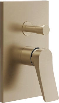Gessi Rilievo Einhebel-Brausemischer mit Umstellung warm bronze geb&uuml;rstet (59079726)