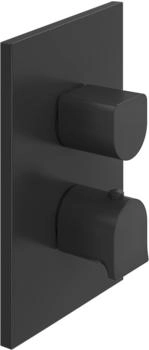 Gessi Rilievo Unterputz-Thermostat schwarz matt (59132299)