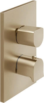 Gessi Rilievo Unterputz-Thermostat warm bronze geb&uuml;rstet (59132726)