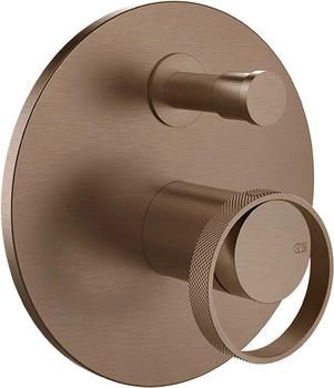 Gessi Anello 2-Wege Brause-Einhebelmischer kupfer gebürstet (63377708)