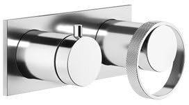 Gessi Anello 2-Wege Brause-Einhebelmischer finox optik (63379149)