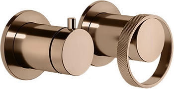 Gessi Anello 2-Wege Brause-Einhebelmischer kupfer (63380030)