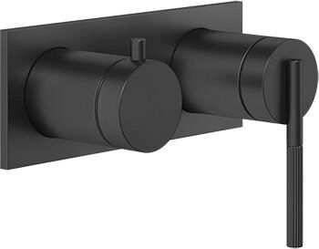 Gessi Ingranaggio 2-Wege Brause-Einhebelmischer schwarz matt (63579299)