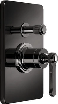 Gessi Venti20 Brause-Einhebelmischer mit Umlenkkartusche metall schwarz (65079706)