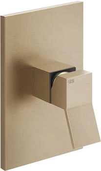 Gessi Rettangolo K Unterputz-Einhebelmischer warm bronze geb&uuml;rstet (53061726)