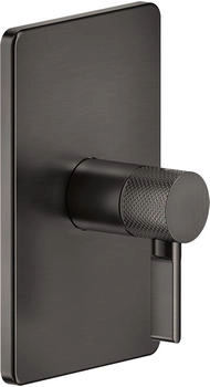 Gessi Inciso Dusche Unterputz-Einhebelmischer metall schwarz geb&uuml;rstet (58061707)