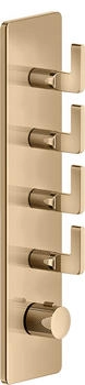 Gessi Inciso Hochleistungs-Thermostat mit 4 Wegen warm bronze (58208735)