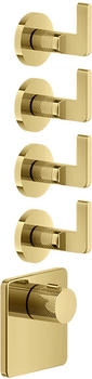 Gessi Inciso Hochleistungs-Thermostat mit 4 Wegen gold (58218246)