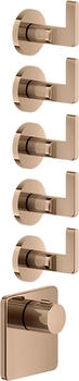 Gessi Inciso Hochleistungs-Thermostat mit 5 Wegen kupfer (58220030)