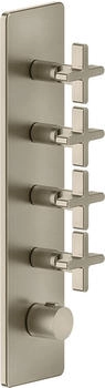 Gessi Inciso Hochleistungs-Thermostat mit 4 Wegen finox optik (58228149)