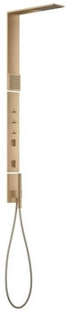 Axor ShowerComposition Duschpaneel mit Thermostat brushed bronze (12595140)
