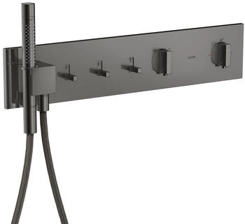 Axor ShowerComposition Thermostatmodul 540/110 Unterputz für 3 Funktionen polished black chrome (12572330)