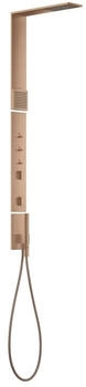 Axor ShowerComposition Duschpaneel mit Thermostat brushed red gold optic (12595310)