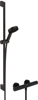 Hansgrohe Pulsify Select S Brausesystem 105 3jet Relaxation schwarz matt (24271670)