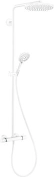 Hansgrohe Raindance S Duschsystem 240 mit Thermostat wei&szlig; matt (28823700)