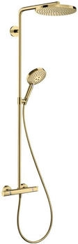 Hansgrohe Raindance S Duschsystem 240 mit Thermostat polished gold optic (28825990)