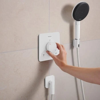 Hansgrohe Ecostat Comfort Q Thermostat wei&szlig; matt (33717700)