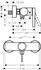 Hansgrohe Zesis S Einhebel-Duscharmatur Aufputz Mattschwarz (74621670)