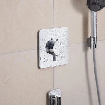 Hansgrohe Ecostat Comfort Q Thermostat Chrom (33717000) – Thermostatregelung mit Sicherheitsfunktionen für konstante Temperatur