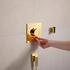Hansgrohe Ecostat Comfort E Thermostat polished gold optic (33711990)