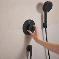 hansgrohe Thermostat Ecostat Comfort S UP, f 2 Verbr., 24 l/min, schwarz matt