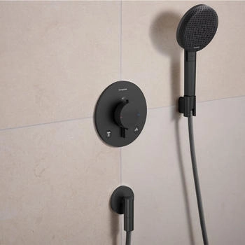 Hansgrohe Ecostat Comfort S Thermostat brushed black chrome (33715340)