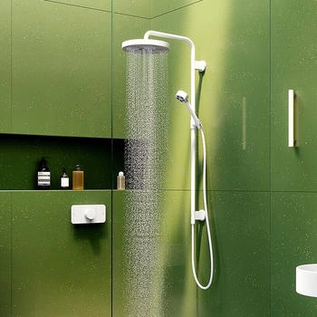 Axor One Showerpipe 280 1jet Unterputz Weiß matt (48790700)