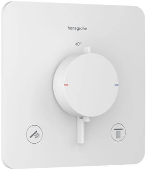 Hansgrohe Ecostat Comfort Q Thermostat wei&szlig; matt (33713700)