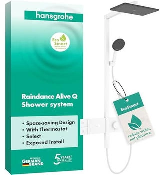 Hansgrohe Raindance Alive Q Duschsystem Thermostat (24581700)