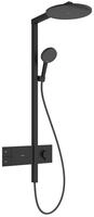hansgrohe Showerpipe Raindance Alive S 1j, EcoSm., Mind.-Druck 2 b, sw matt