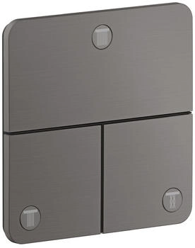 Axor ShowerSelect ID Ventil Unterputz für 3 Verbraucher softsquare brushed black chrome (36781340)