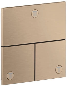 Axor ShowerSelect ID Ventil 3 Verbraucher Unterputz eckig Brushed Red Gold (36780310)
