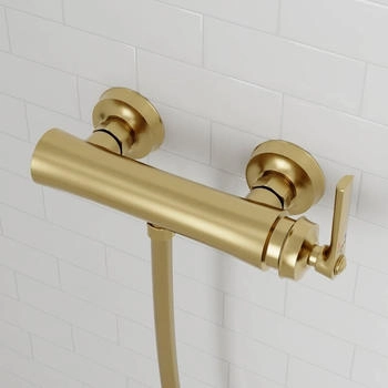Steinberg Serie 350 Aufputz-Einhebelmischer für Dusche brushed gold (350 1200 BG)