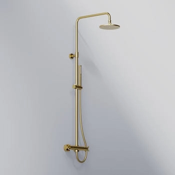 Steinberg Brauseset mit Thermostatarmatur brushed gold (250 2721 BG)