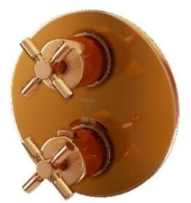 Steinberg Unterputzthermostat mit 2-Wege Umsteller rose gold (250 4133 3 RG)