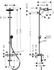 Hansgrohe Activera S Showerpipe 240 1j EcoSmart Ecostat Fine mattschwarz (28871670)