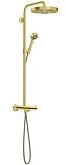 Axor Showerpipe One mit Thermostat Kopfbrause 280 1jet brushed brass (48794950)