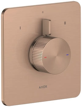 Axor Citterio C 2 Verbraucher Cubic cut brushed red gold (49451310)
