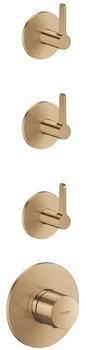 Axor One f&uuml;r 3 Verbraucher mit Hebelgriff brushed bronze (48723140)