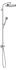 Axor Showerpipe Unterputz One mit Thermostat Kopfbrause 280 1jet EcoSmart (48797)