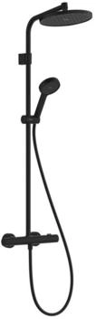 Hansgrohe Activera S Showerpipe 240 1jet EcoSmart mit Ecostat Fine mattschwarz (28078670)