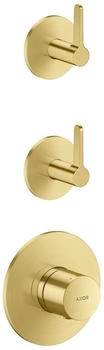 Axor One f&uuml;r 2 Verbraucher mit Hebelgriff brushed brass (48722950)