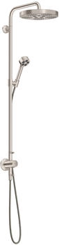 Axor Showerpipe Unterputz One mit Thermostat Kopfbrause 280 1jet edelstahl optik (48796800)