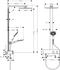Hansgrohe Showerpipe Raindance E 300 1jet 350 ST mattweiss (27361700)