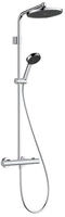 hansgrohe Activera S Duschsystem 240 1 Strahlart 6 l/min mit Ecostat Fine Varia,