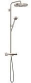 Axor Showerpipe One mit Thermostat Kopfbrause 280 1jet edelstahl optik (48794800)